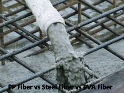 PP Fiber vs Steel Fiber vs PVA Fiber
